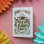 Personalised Papercut Best Teacher Card, thumbnail 7 of 7