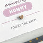 Mother's Day Typographical Card, thumbnail 3 of 5