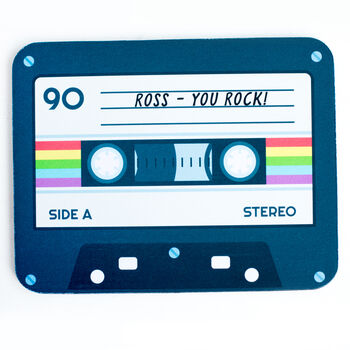 Personalised Cassette Tape Mouse Mat, 3 of 5