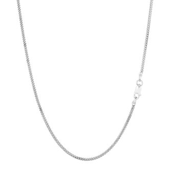 Thin 925 Silver Miami Cuban 2mm Chain Necklace, 2 of 12