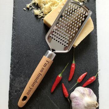 Personalised Citrus Zester And Cheese Grater, 2 of 3