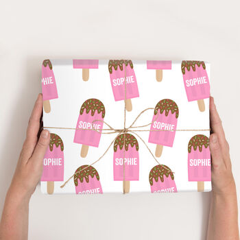 Personalised Lolly Wrapping Paper, 3 of 4