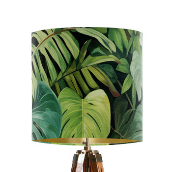 Altamira Jungle Palm Leaves, Tropical Lampshade, 6 of 7