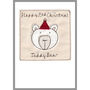 Personalised Polar Bear 1st Christmas Card Girl Or Boy, thumbnail 6 of 7