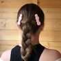 Blush Pink Flower Shaped Hair Clip, thumbnail 1 of 4