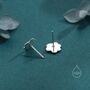 Sterling Silver Cute Paw Print Stud Earrings, thumbnail 4 of 10
