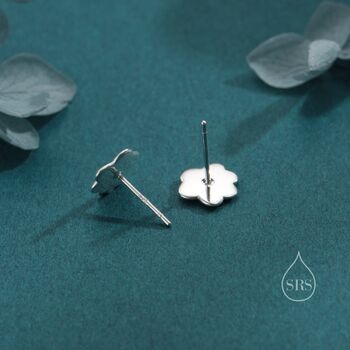 Sterling Silver Cute Paw Print Stud Earrings, 4 of 10