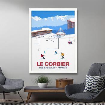 Le Corbier Ski Resort Poster, 3 of 6