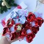 Christmas Cracker Filled With Hair Bows Red, thumbnail 2 of 5