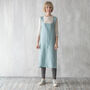 Natural Linen Pinafore Apron, thumbnail 5 of 12