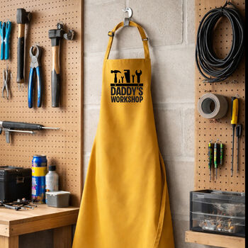 Personalised Daddy Apron Builders Workshop, 2 of 3