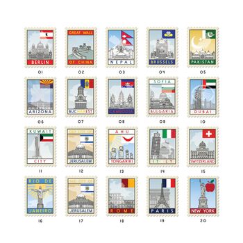 Personalised Travel Destination Stamp Print, 6 of 11