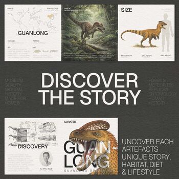 Guanlong Skull – Dinosaur Model – Prehistoric Decor, 3 of 4