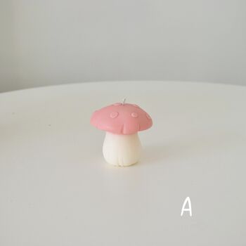 Mushroom Pastel Soy Candle, 3 of 6