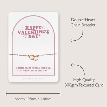 Valentine's Day Valentine Bracelet Star Cute Jewellery Small Gift For Her, 5 of 5