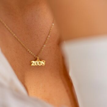 Statement Personalised Date Necklace, 2 of 12