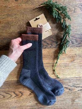 New Alpaca Cushioned Hiking Socks Large, 3 of 8