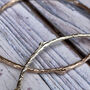 Solid Gold Stackable Rose Twig Bangle, thumbnail 7 of 12