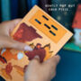 Personalised Autumn Fox Birthday Pop Out Card, thumbnail 2 of 5