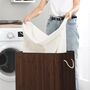100 L Two Sections Clothes Hamper Laundry Basket, thumbnail 3 of 8