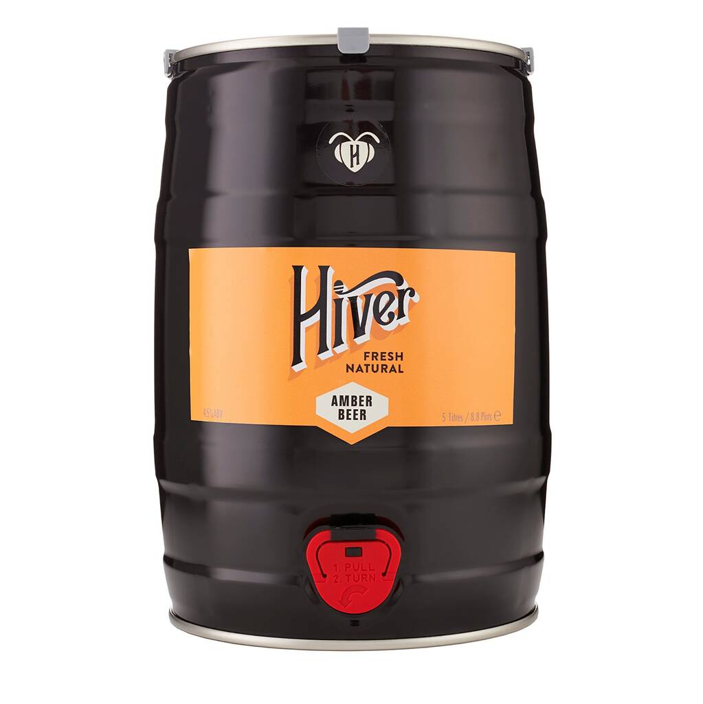 Hiver Amber Beer Party Keg By Hiver Beers