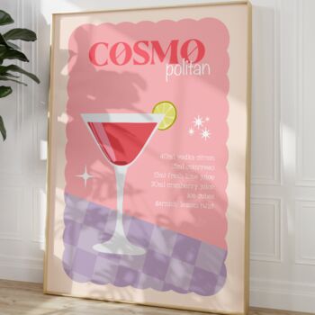 Cosmopolitan Cocktail Print, 2 of 4