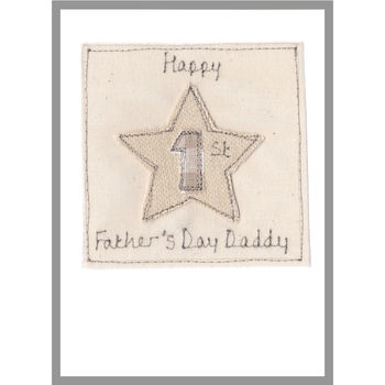 Personalised Star 1st Father's Day Card, 2 of 12
