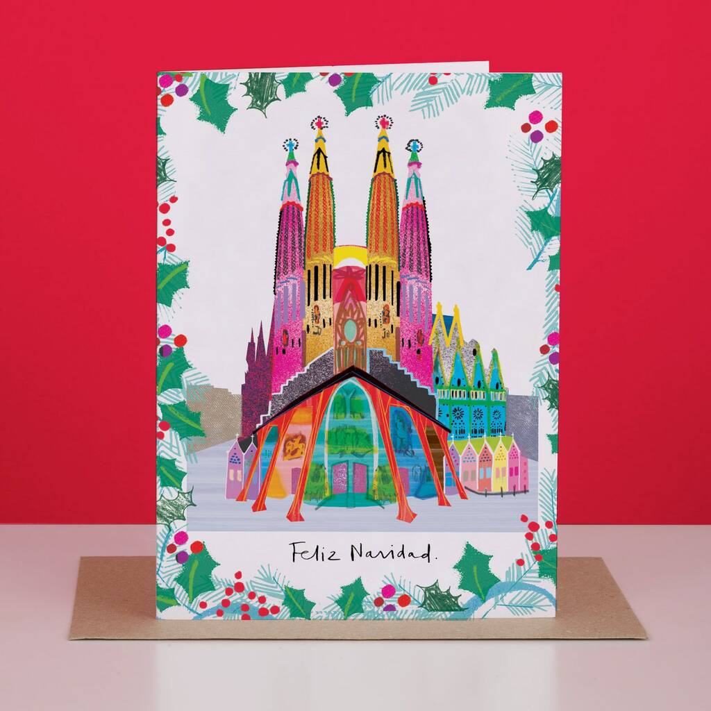 Sagrada Familia Christmas Card By I DREW THIS