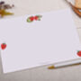 A4 Origami Writing Paper That Folds Into An Envelope With Strawberry Design, thumbnail 5 of 5