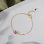 Personalised Birthstone Chain Bracelet, thumbnail 2 of 10