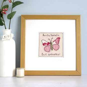 Personalised Butterfly Birthday Card For Her Any Age, 4 of 12