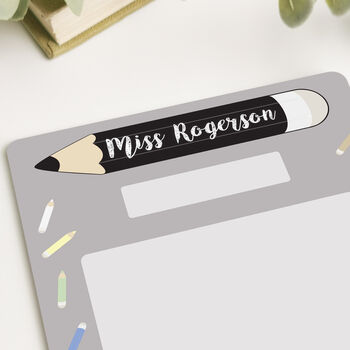 Personalised Teacher Sticky Note Holder Two Colours, 7 of 7