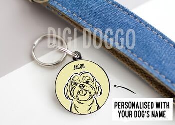 Shih Tzu Outline ID Tag, 2 of 4