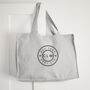 Personalised Initials Oversized Shopper And Beach Bag, thumbnail 2 of 7