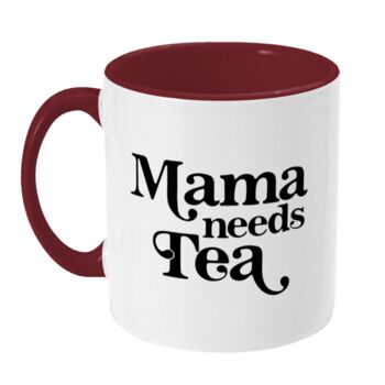 Mama Needs Tea Two Toned Mug, 2 of 4