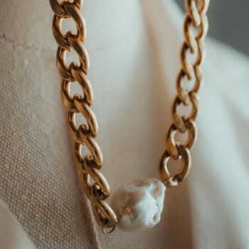 'Maharlika' Noble Baroque Pendant Necklace, 2 of 12