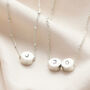 Personalised Sterling Silver Circle Bead Necklace, thumbnail 3 of 8