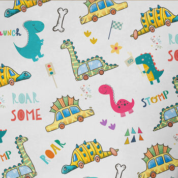 Dinosaur Wrapping Paper Roll Or Folded V4, 3 of 3