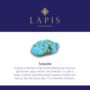 Men's Turquoise And Lava Bead December Birthstone Bracelet, thumbnail 7 of 10