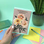 You Are Blooming Wonderful Peonies Gold Foil Card, thumbnail 1 of 2