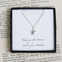 Personalised Teacher Silver Plated Star Necklace, thumbnail 1 of 3