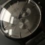 Pembrey Men's Personalised Black Leather Multi Dial Watch, thumbnail 4 of 7