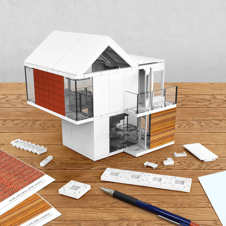 architectural model making kit 60 by arckit  notonthehighstreet.com