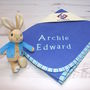 Personalised Blanket With Peter Rabbit Rattle, thumbnail 2 of 11