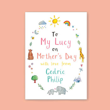 Personalised To Mummy On Mothers Day Card, 3 of 3