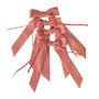 Soft Pink Velvet Napkin Bows Set Of Four, thumbnail 1 of 4