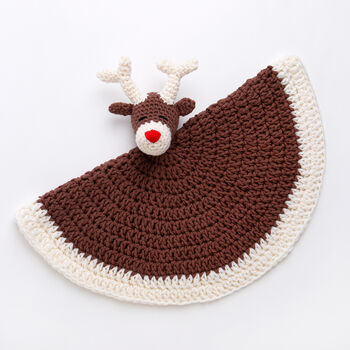 Reindeer Baby Comforter Crochet Kit, 4 of 9