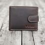 Personalised Handmade Leather Wallet For Christmas Gift, thumbnail 1 of 12