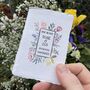 Save The Date Rubber Stamp – Spring Flowers, thumbnail 3 of 8