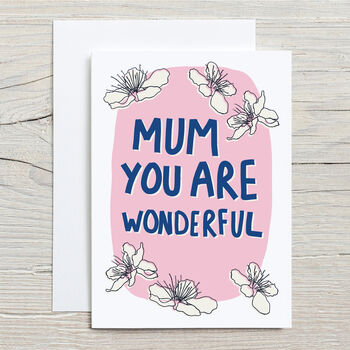 Wonderful Mum Mother's Day Card, 4 of 4